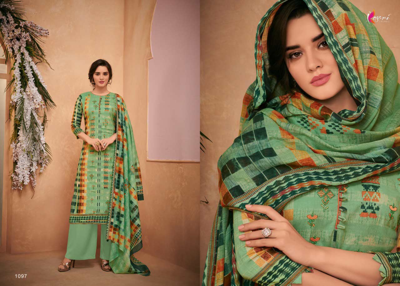 Kesari Trendz Alisa Vol 12 Cambric Cotton Printed Suit Kesari Trendz Alisa Vol 12 Cambric Cotton Printed Suit